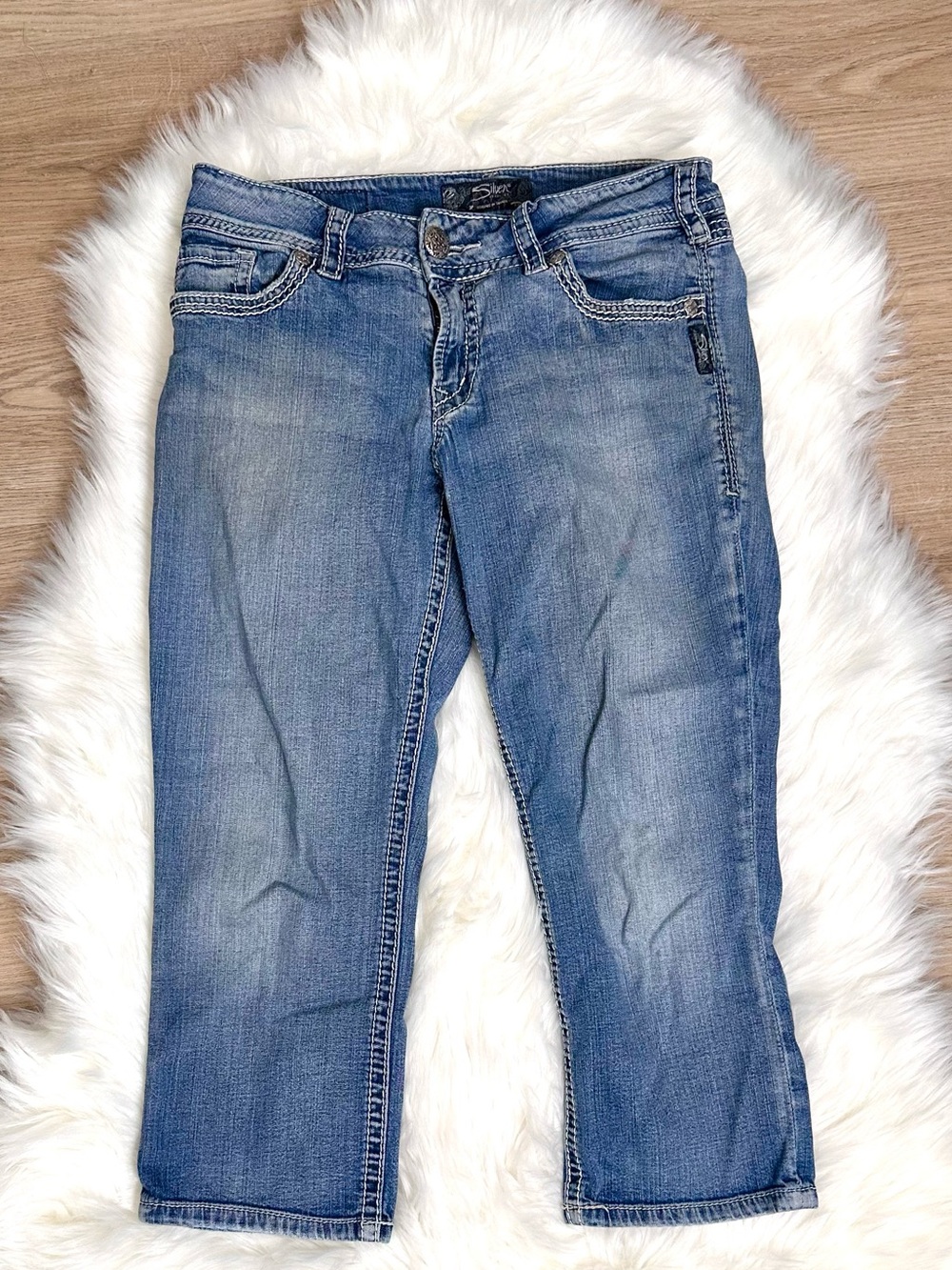 Silver Jeans Suki Surplus Capris
